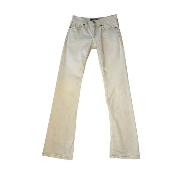 BKE Aiden Women's Size 4 Regular (26) Bootcut Jeans‎ Beige Denim - Picture 1 of 8